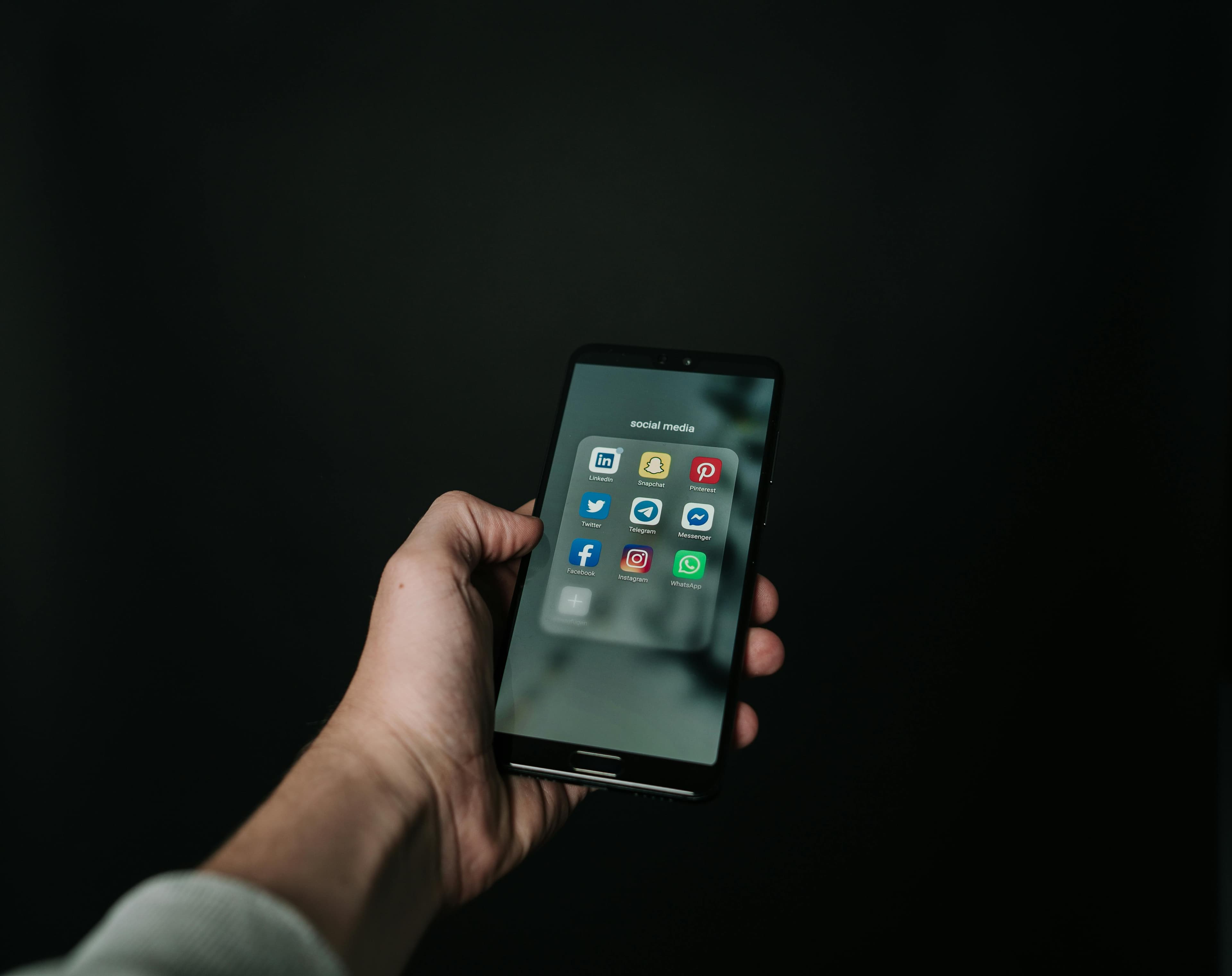 Social media content production scene